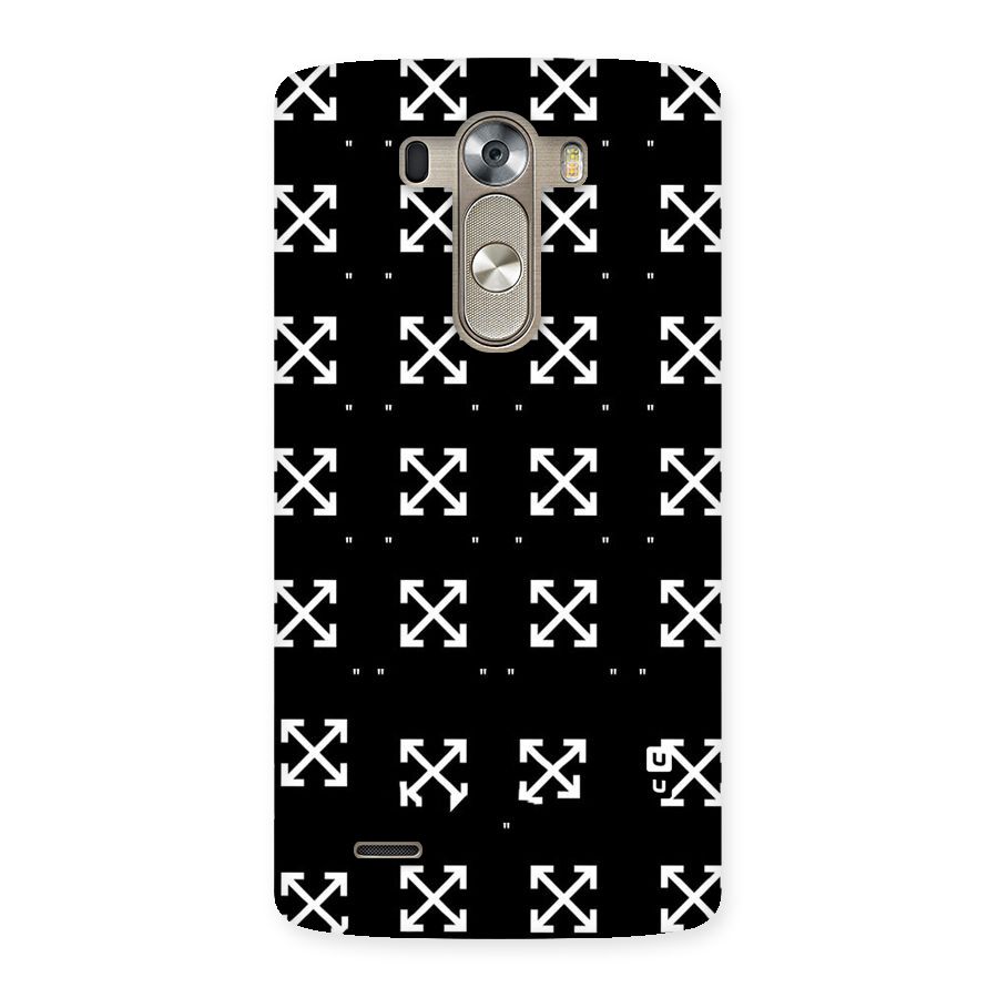 Cross Arrow Black Back Case for LG G3