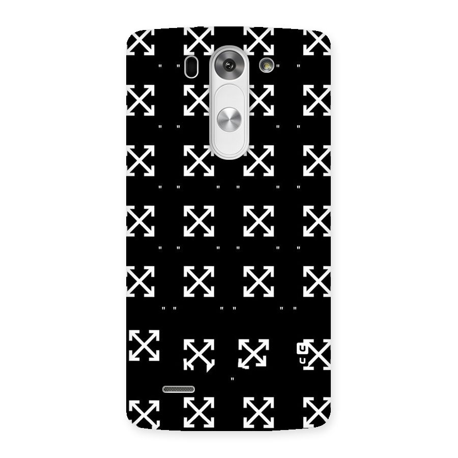 Cross Arrow Black Back Case for LG G3 Beat