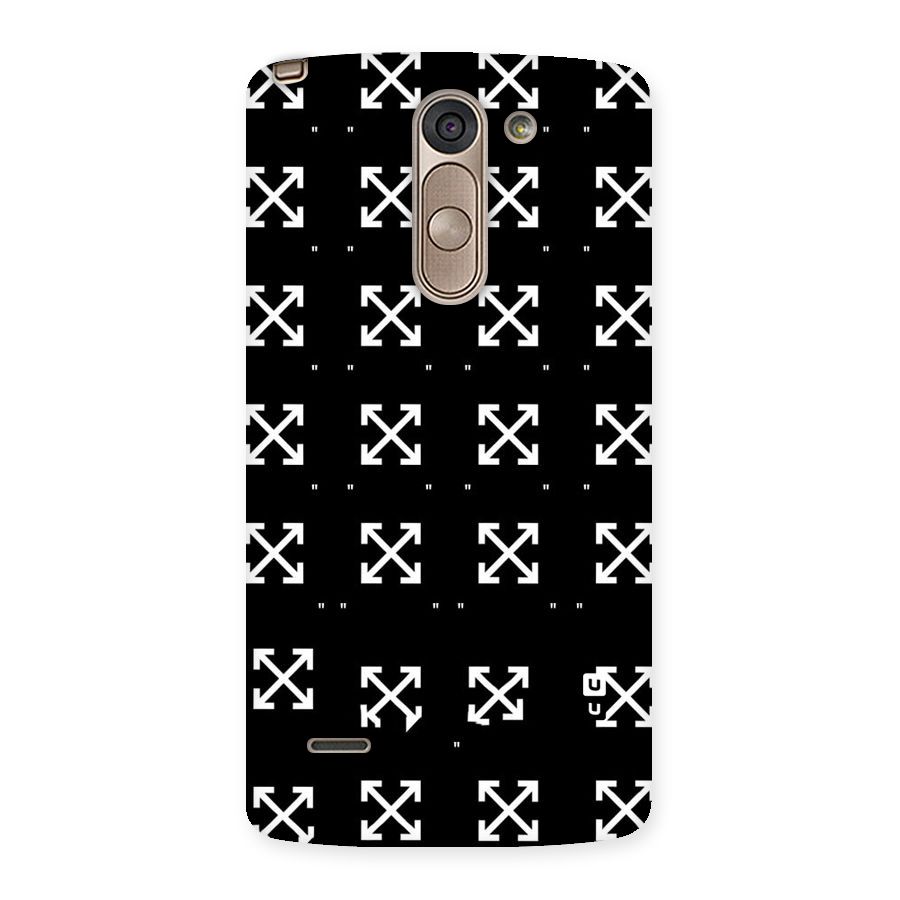 Cross Arrow Black Back Case for LG G3 Stylus