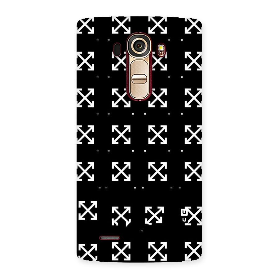 Cross Arrow Black Back Case for LG G4