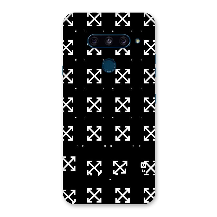 Cross Arrow Black Back Case for LG  V40 ThinQ