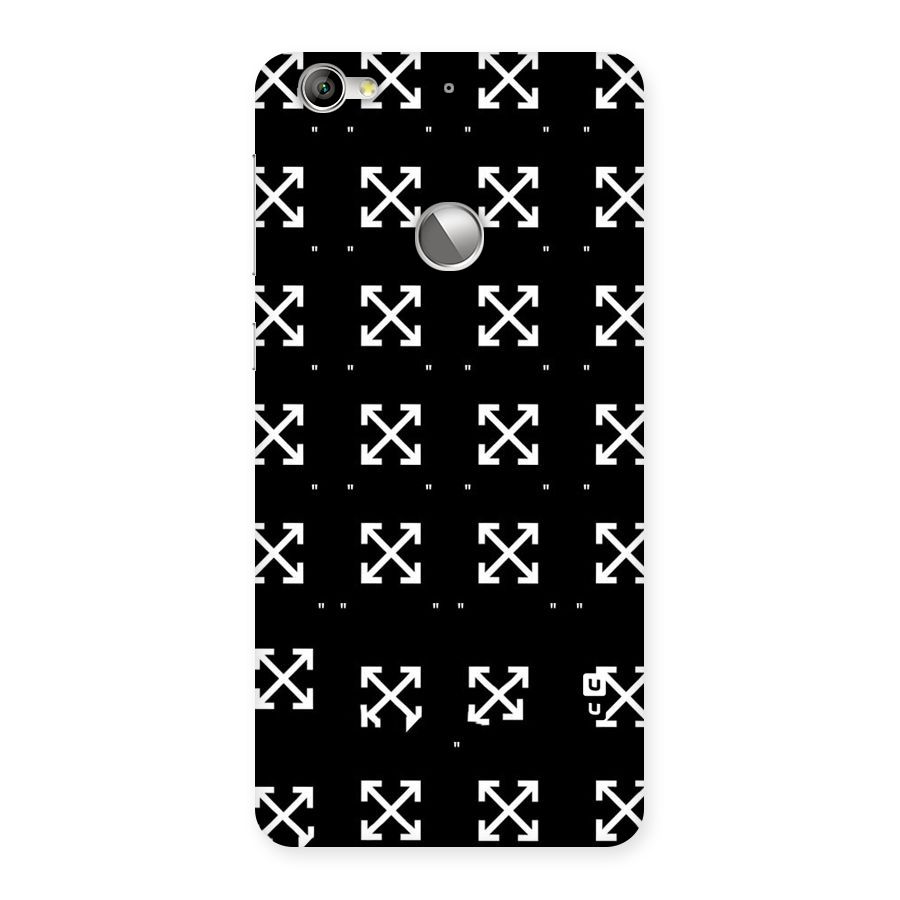 Cross Arrow Black Back Case for LeTV Le 1s