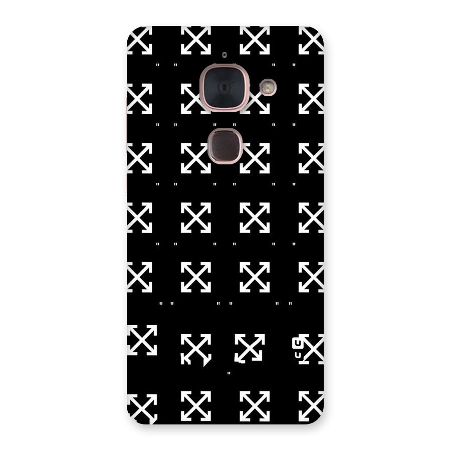 Cross Arrow Black Back Case for Le Max 2