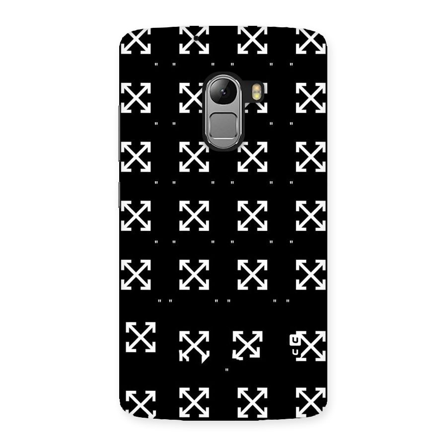 Cross Arrow Black Back Case for Lenovo K4 Note