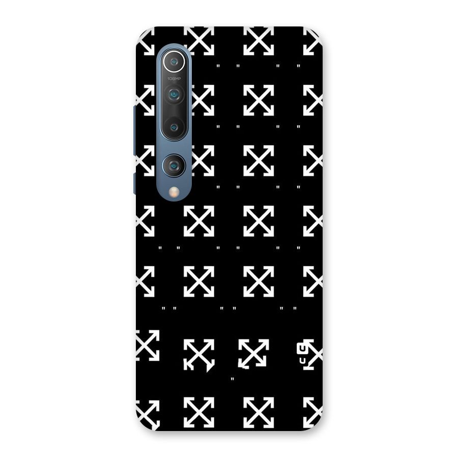 Cross Arrow Black Back Case for Mi 10