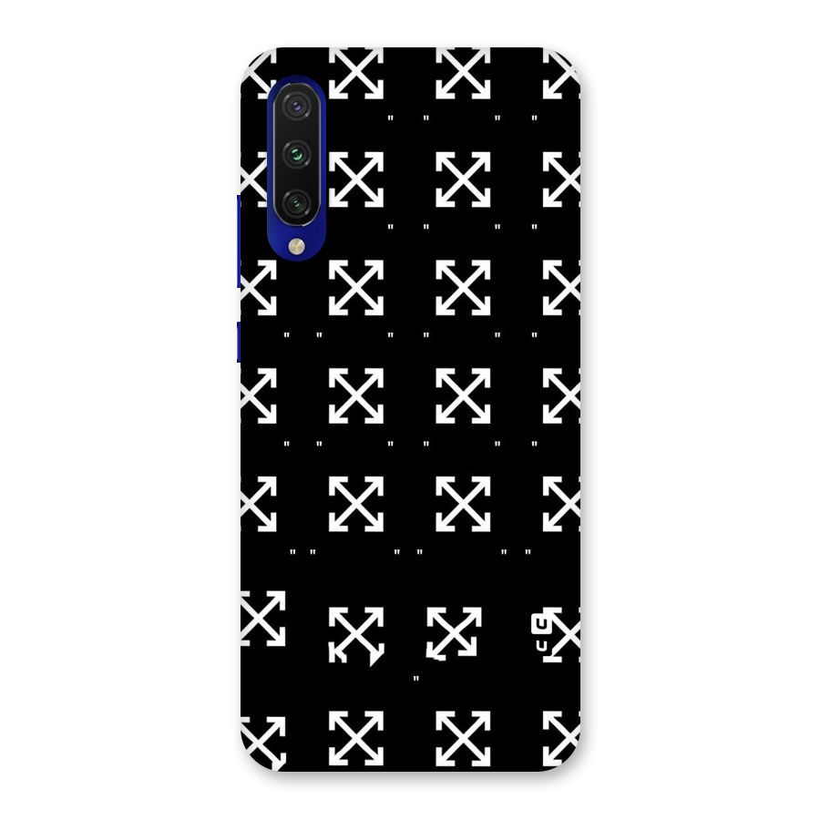 Cross Arrow Black Back Case for Mi A3