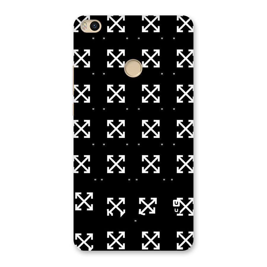Cross Arrow Black Back Case for Mi Max 2