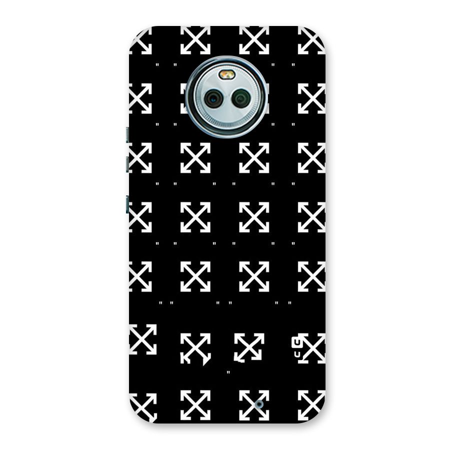 Cross Arrow Black Back Case for Moto X4