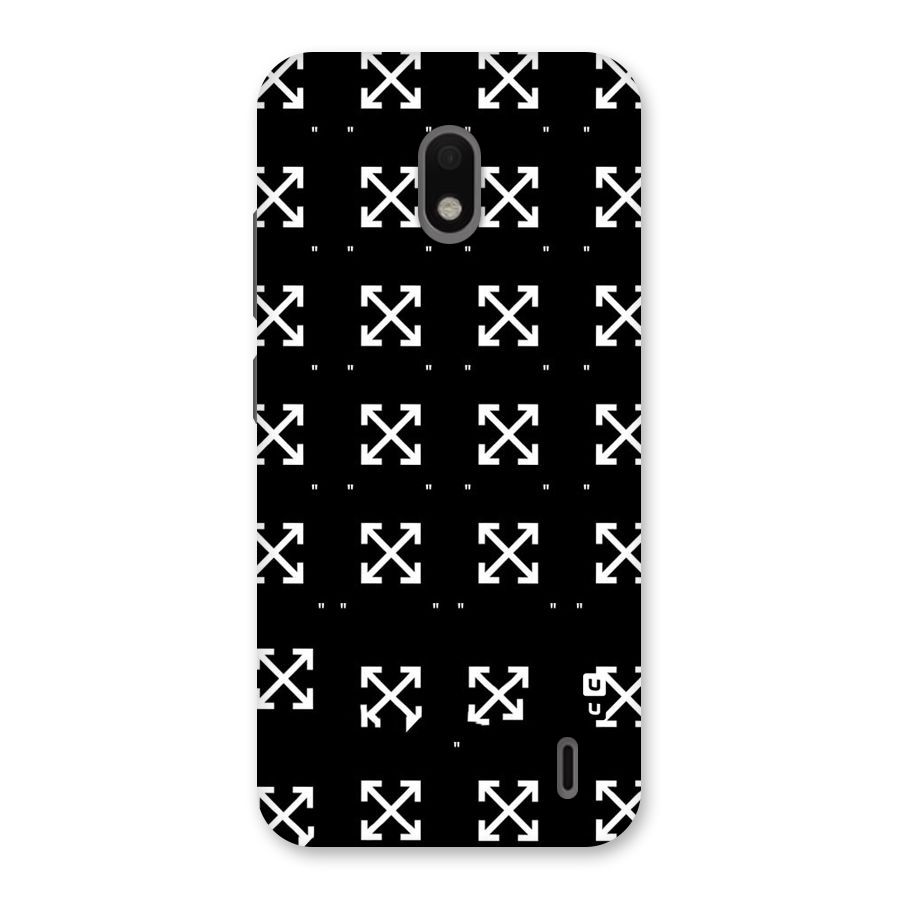 Cross Arrow Black Back Case for Nokia 2.2