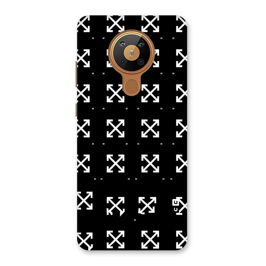 Cross Arrow Black Back Case for Nokia 5.3