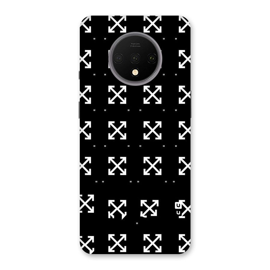 Cross Arrow Black Back Case for OnePlus 7T