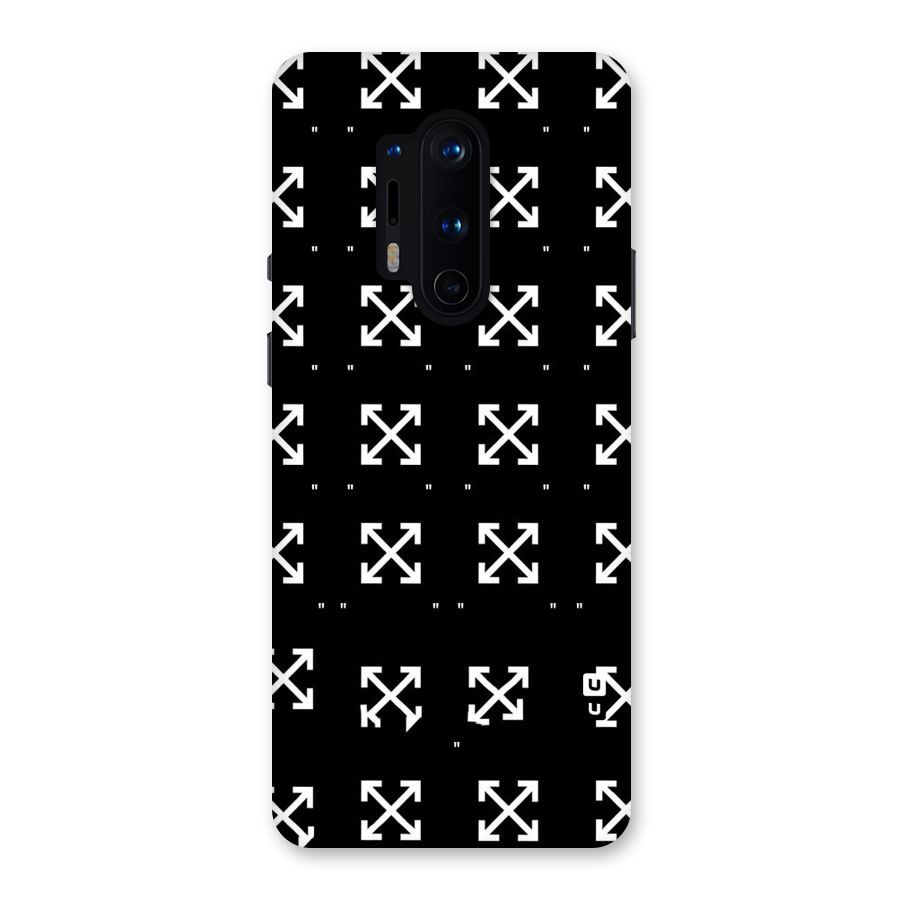 Cross Arrow Black Back Case for OnePlus 8 Pro