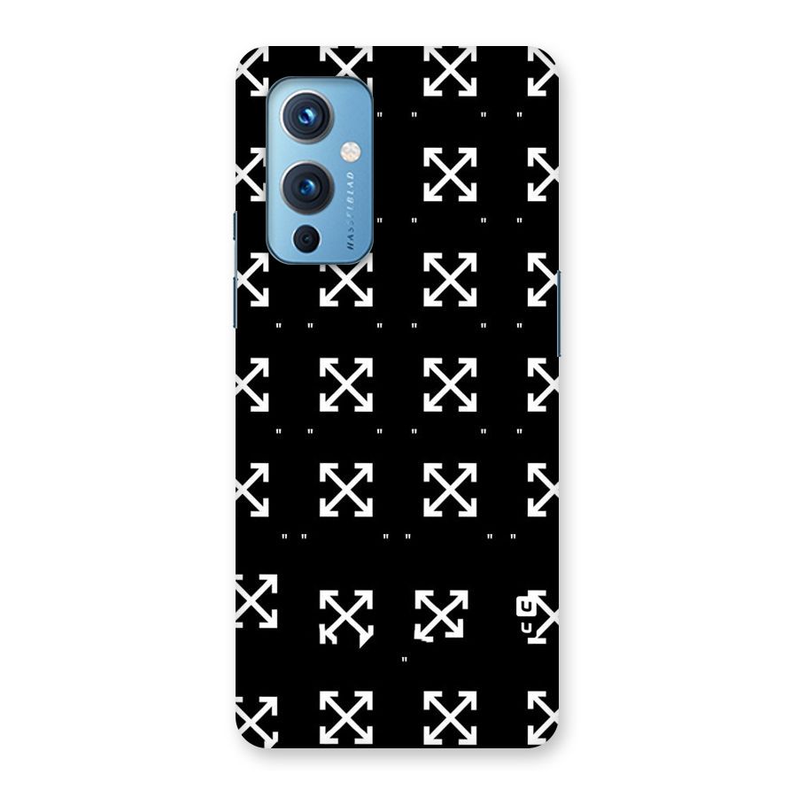 Cross Arrow Black Back Case for OnePlus 9
