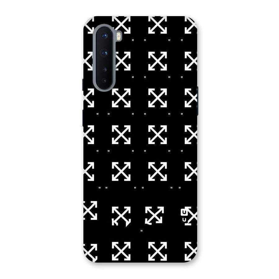 Cross Arrow Black Back Case for OnePlus Nord