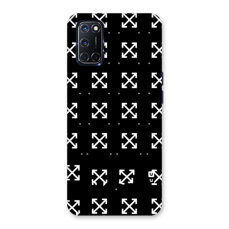Cross Arrow Black Back Case for Oppo A52