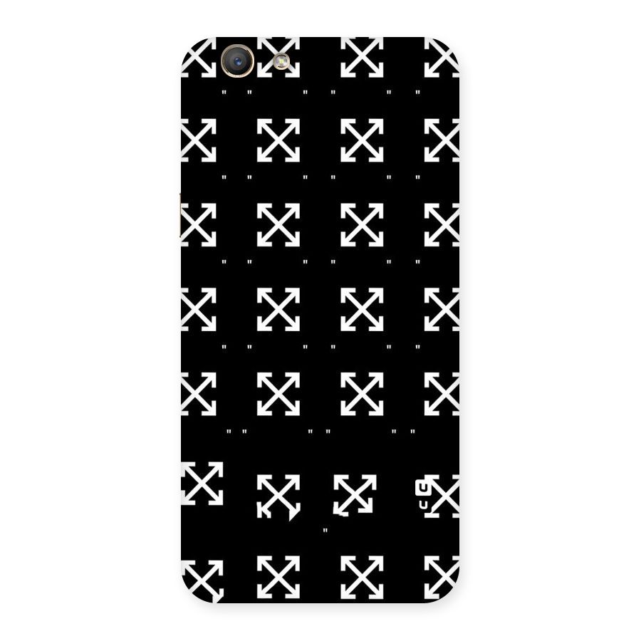 Cross Arrow Black Back Case for Oppo A59