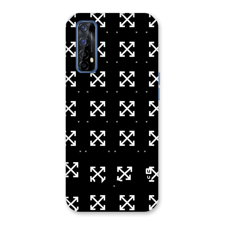 Cross Arrow Black Back Case for Realme 7