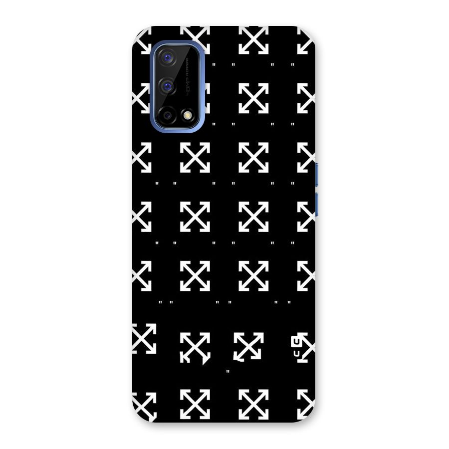 Cross Arrow Black Back Case for Realme Narzo 30 Pro