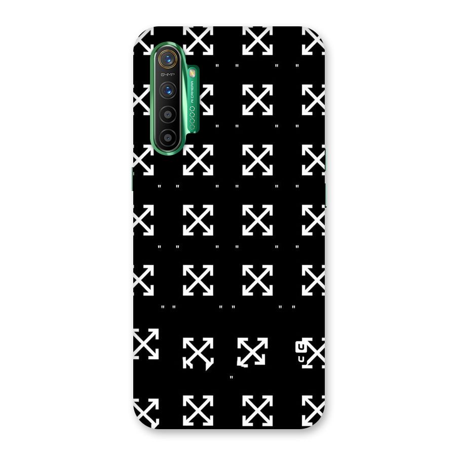 Cross Arrow Black Back Case for Realme X2