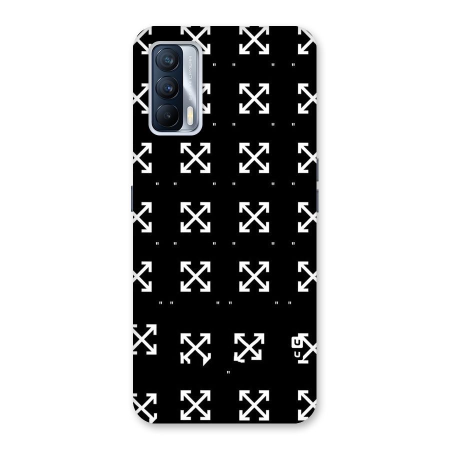 Cross Arrow Black Back Case for Realme X7