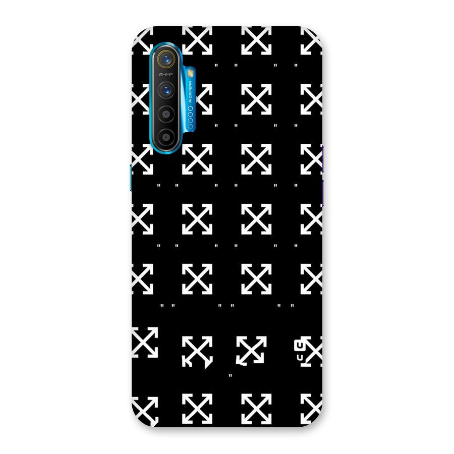 Cross Arrow Black Back Case for Realme XT