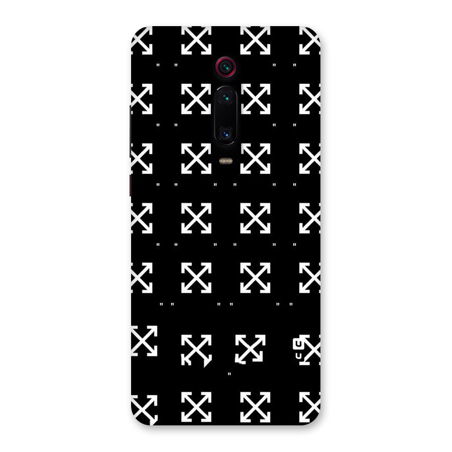 Cross Arrow Black Back Case for Redmi K20