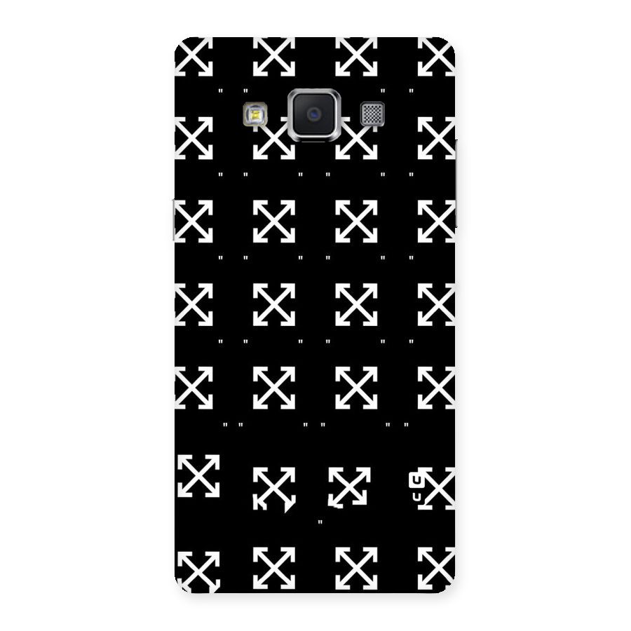 Cross Arrow Black Back Case for Samsung Galaxy A5