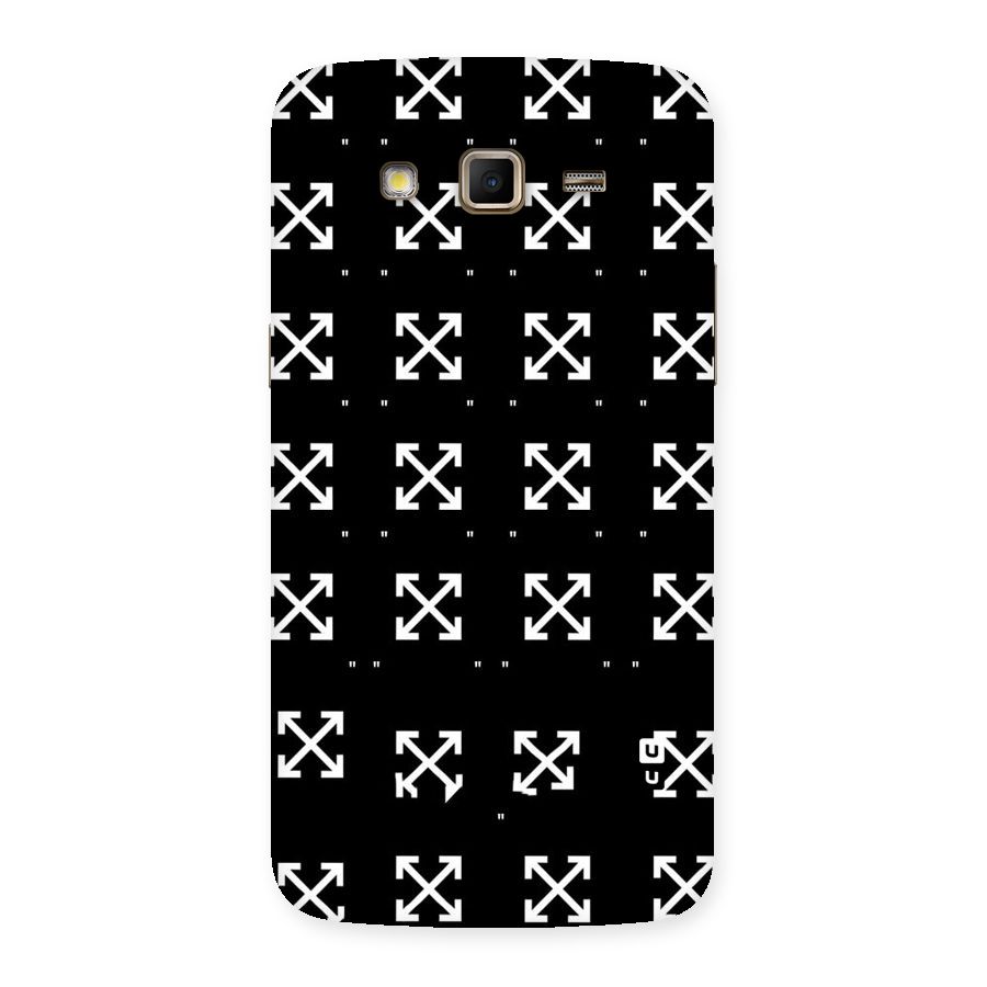 Cross Arrow Black Back Case for Samsung Galaxy Grand 2