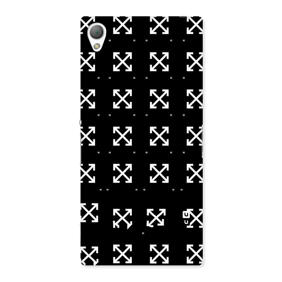 Cross Arrow Black Back Case for Sony Xperia Z3