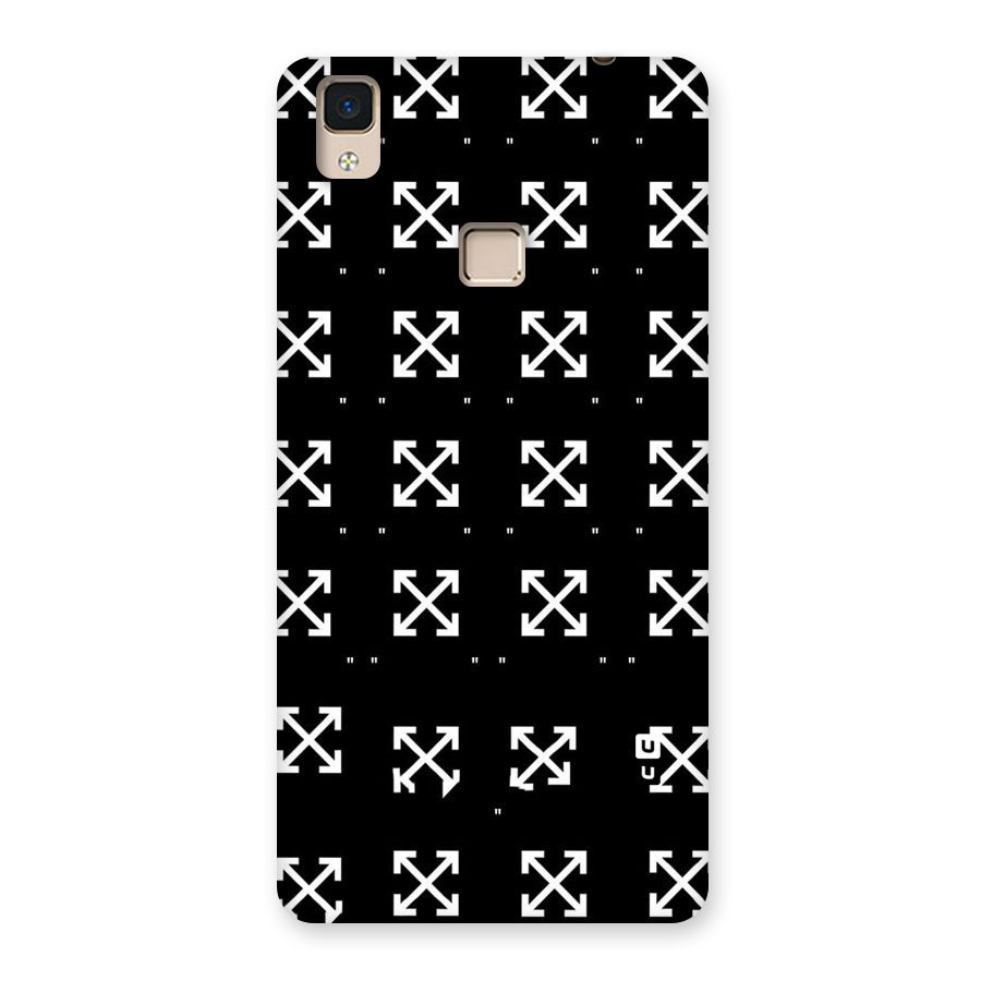 Cross Arrow Black Back Case for V3 Max