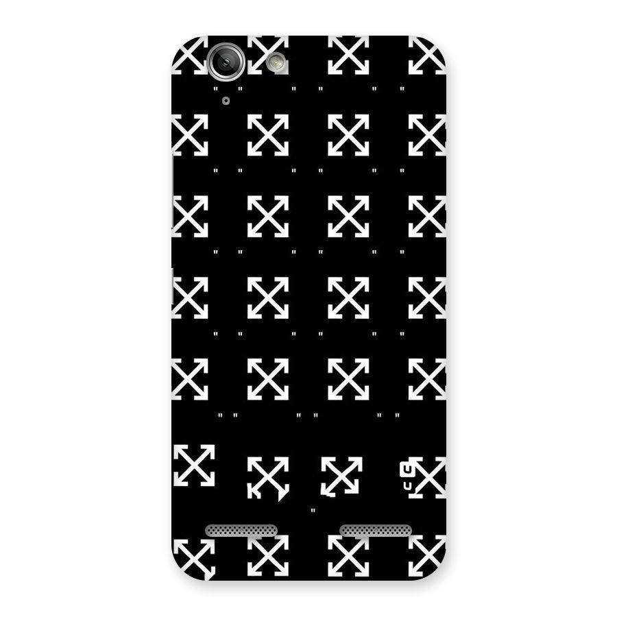 Cross Arrow Black Back Case for Vibe K5 Plus