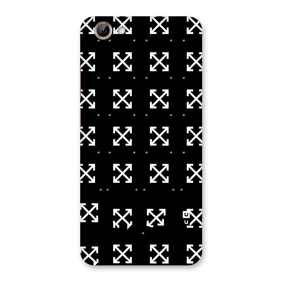 Cross Arrow Black Back Case for Vivo Y71i