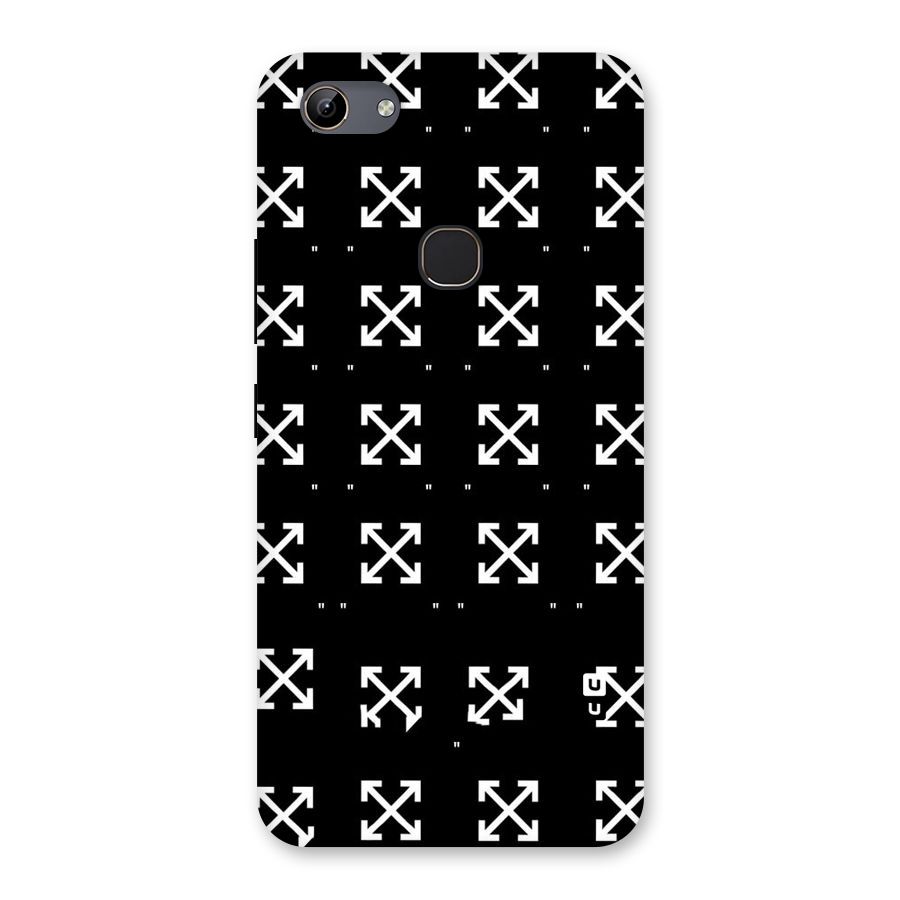 Cross Arrow Black Back Case for Vivo Y81