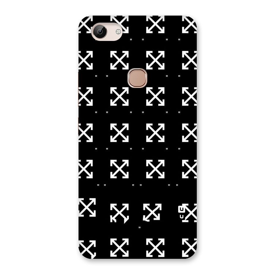 Cross Arrow Black Back Case for Vivo Y83