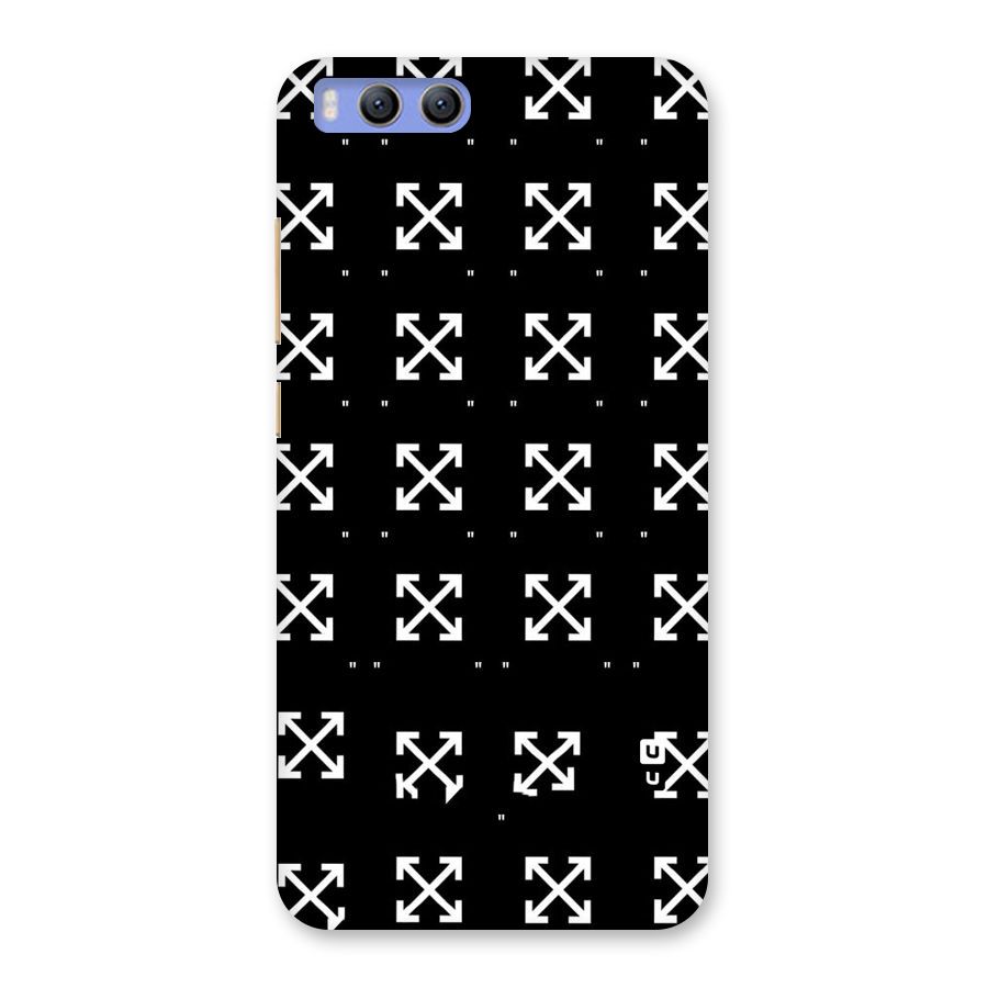 Cross Arrow Black Back Case for Xiaomi Mi 6