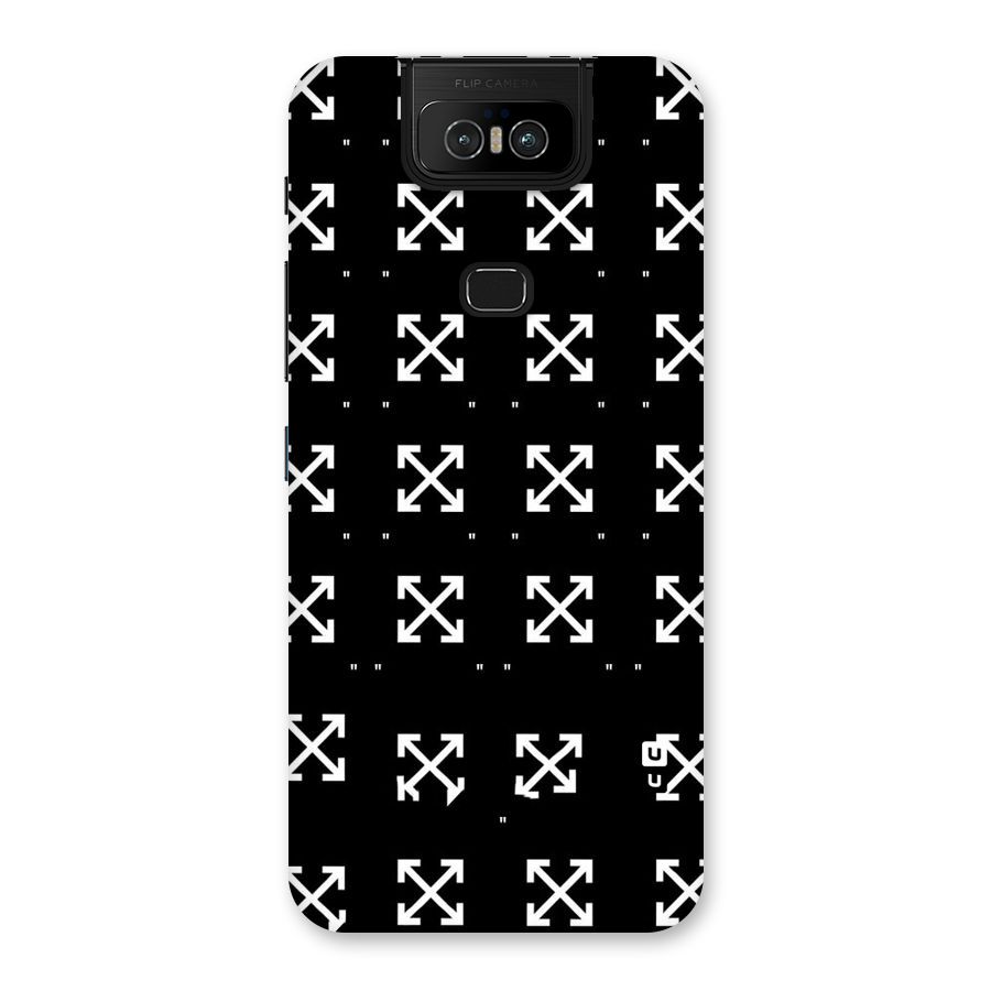 Cross Arrow Black Back Case for Zenfone 6z