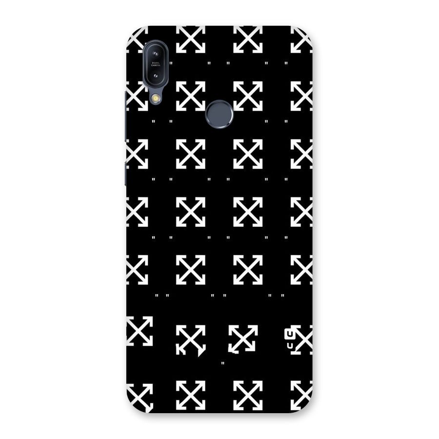 Cross Arrow Black Back Case for Zenfone Max M2