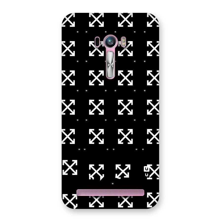 Cross Arrow Black Back Case for Zenfone Selfie