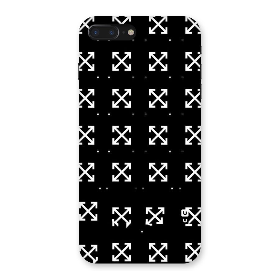 Cross Arrow Black Back Case for iPhone 7 Plus