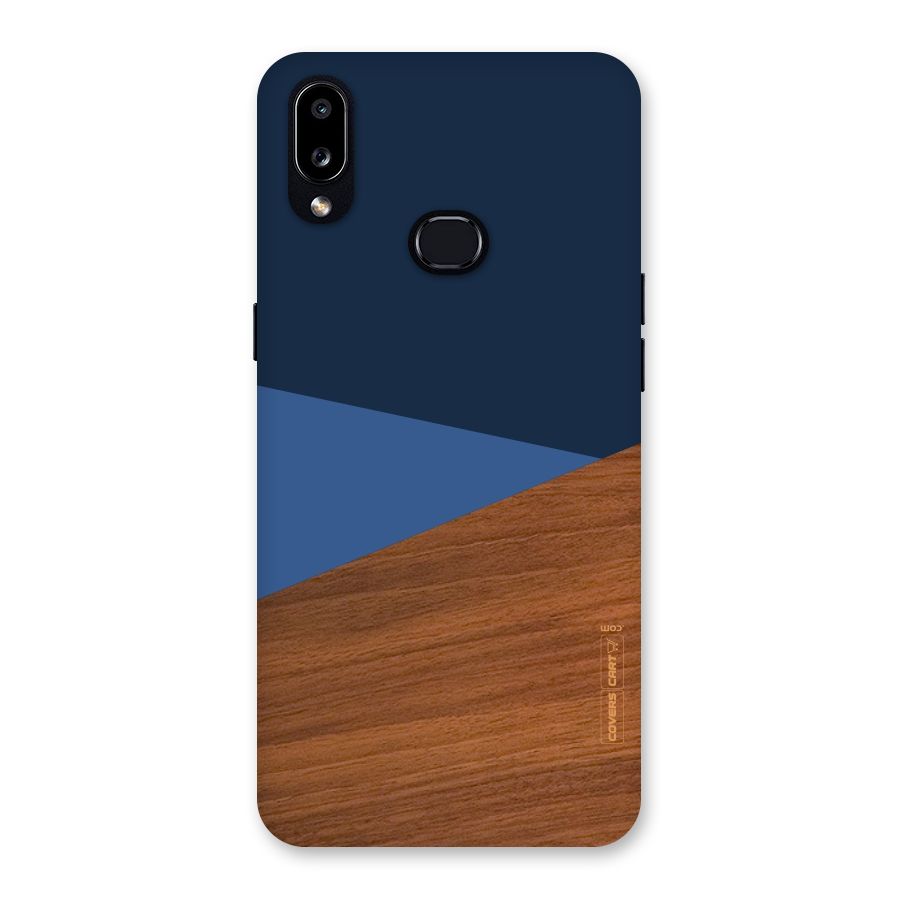 Crossed Lines Pattern Back Case for Galaxy A10s
