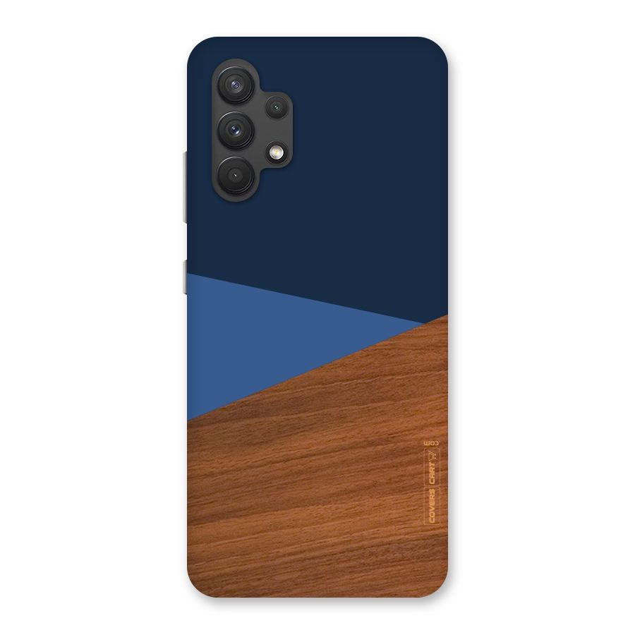 Crossed Lines Pattern Back Case for Galaxy A32