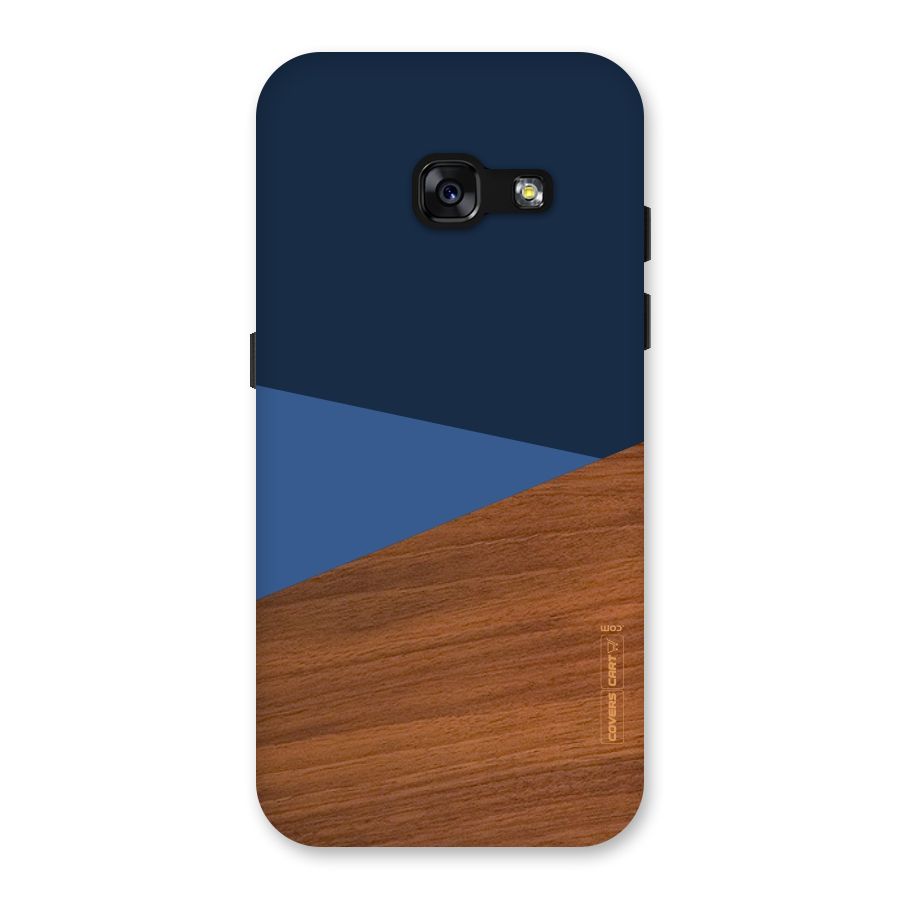 Crossed Lines Pattern Back Case for Galaxy A3 (2017)