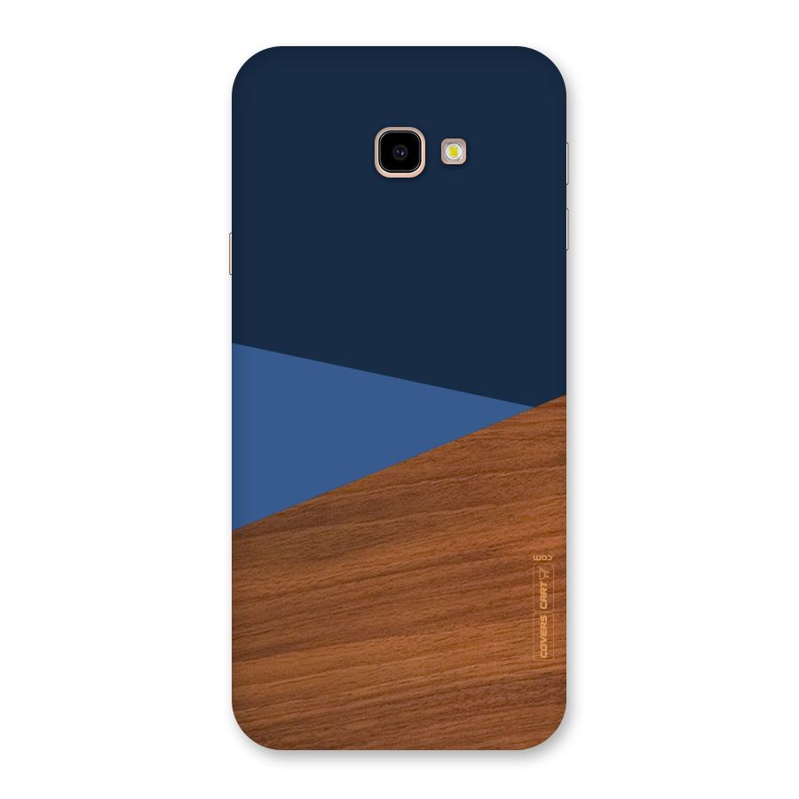 Crossed Lines Pattern Back Case for Galaxy J4 Plus