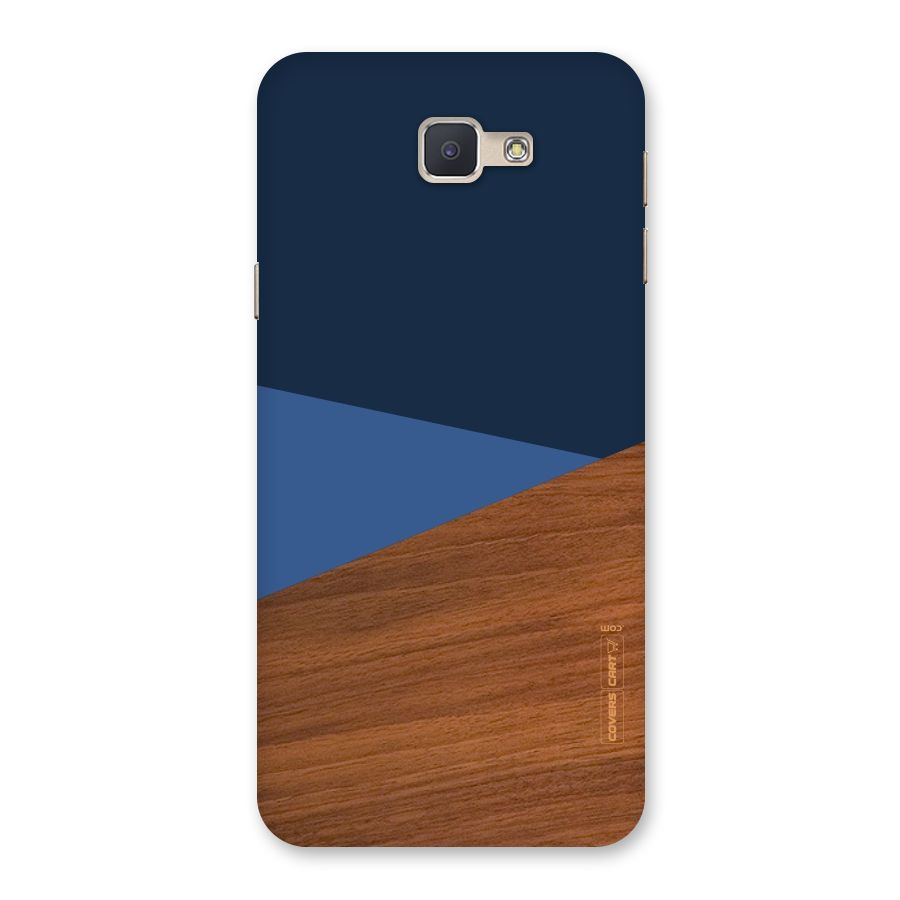 Crossed Lines Pattern Back Case for Galaxy J5 Prime