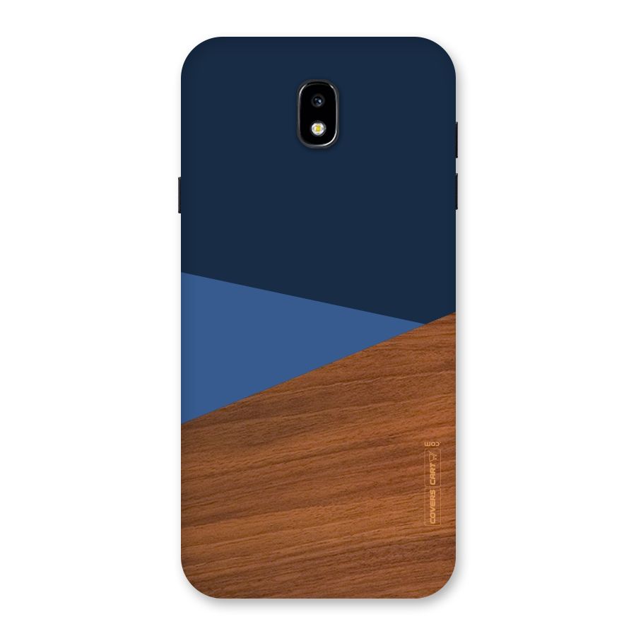 Crossed Lines Pattern Back Case for Galaxy J7 Pro