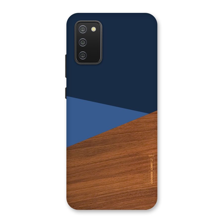 Crossed Lines Pattern Back Case for Galaxy M02s