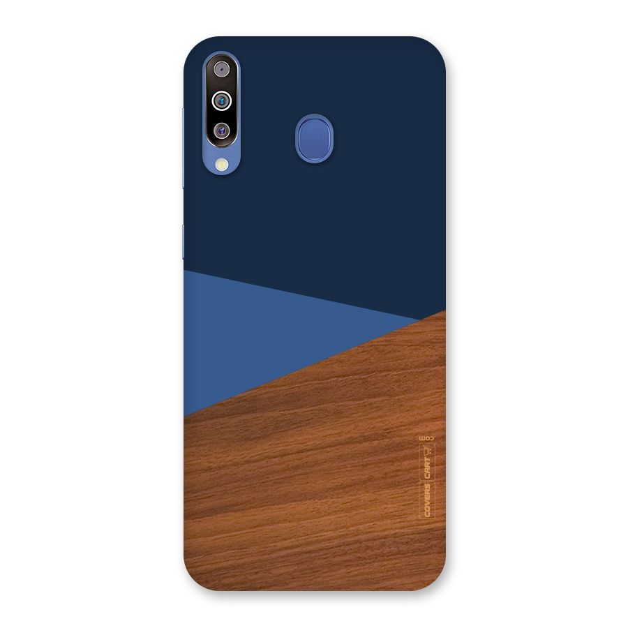 Crossed Lines Pattern Back Case for Galaxy M30