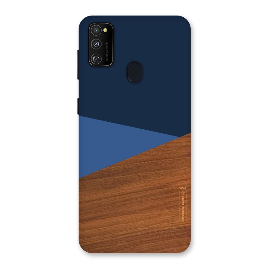 Crossed Lines Pattern Back Case for Galaxy M30s