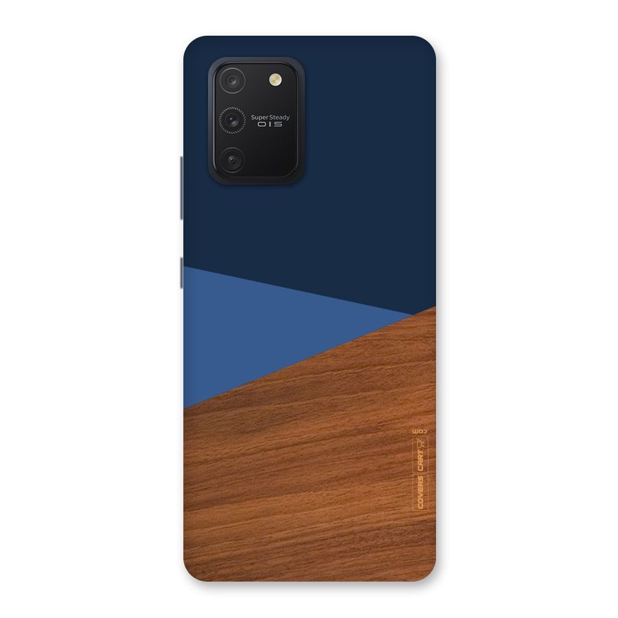 Crossed Lines Pattern Back Case for Galaxy S10 Lite