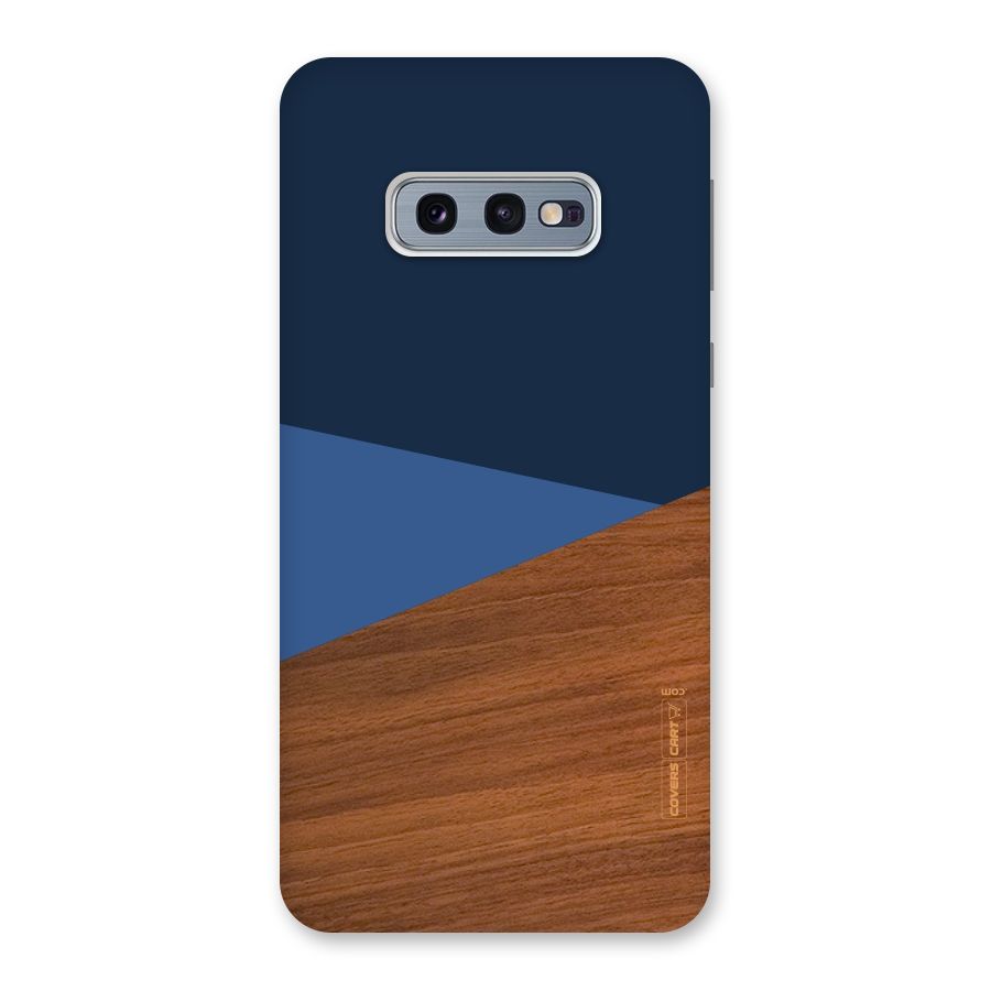 Crossed Lines Pattern Back Case for Galaxy S10e